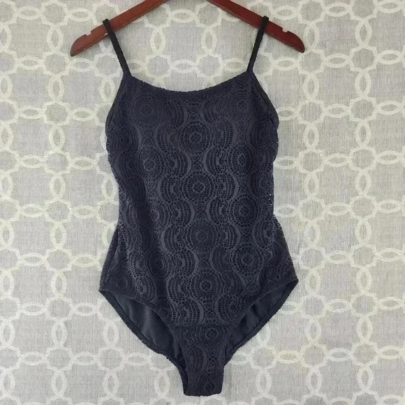 Catalina Black Cut out One Pice Swimsuit Women's M - Picture 1 of 8